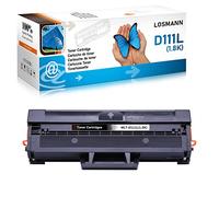 LOSMANN Compatible Toner Cartridge Replacement for Samsung MLT-D111L D111S for Samsung Xpress SL-M2000 M2022 SL-M2022W M2026 M2020W M2021W M2022W M2026W M2070F M2070FW M2078 (1 Black)