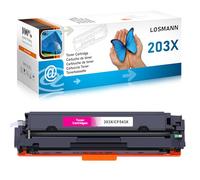 LOSMANN Toner compatibili con HP 203X CF543X 203A CF543A per HP MFP M281fdw MFP M280nw MFP M281cdw MFP M281fdn,Pro M254dw M254dn (Magenta)