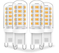 Lososuch Dimmable G9 Led Bulbs 3W 4000K Neutral White (G9 Halogen 20W 25W 30W Equivalent) AC120V 0-100% Dimming G9 Led Bulbs for Chandelier Ceiling Pendant Lighting, No Flicker, 4-Pack