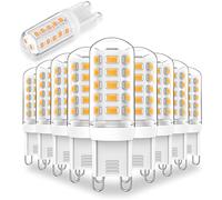 Lososuch Dimmable G9 Led Bulbs 3W 4000K Neutral White,Replace G9 Halogen 20W 25W 30W, AC120V 0-100% Dimming G9 Led Bulbs 3W 350LM for Chandelier Ceiling Pendant Lighting, No Flicker, 10-Pack