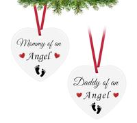 Loss Memorial Gifts Loss of Baby Sympathy Gifts Ceramic Ornament Infant Loss Gift for Parents Baby Loss Memorial Ornament Remembrance Hanging Ornament Gift for Loss of Baby Stillborn Baby Gift