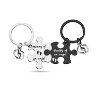Loss of Baby Memorial Keychain Miscarriage Gift Sympathy Presents for Parents Remembrance Jewelry for Loss of Child Loss Baby Keyring Bereavement Stillborn Pregnancy Loss Gifts Remembrance Keying