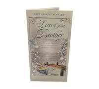 Loss of Brother Dockside Design Sympathy Opacity Card