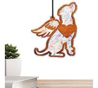 Loss Of Pet Sun Catcher - Bereavement Ornament - Sun Catcher Decor - for Home Living Room Window Store Outdoor Patio Balcony Tree