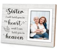 Loss of Sister Sympathy Gifts, In Loving Memory Picture Frame, Memorial Remembrance Condolences Gifts for Loss of Sister, Memorial Picture Frame Fits 4x6 In Photo