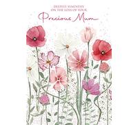 Loss of Your Precious Mum Sympathy/Condolence Card with Stunning Floral Design and Loving Words
