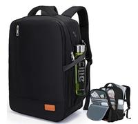 Lossga Personal Item Travel Bag 18x14x8 inches travel bag Spirit Airlines Personal Item Bag 18x14x8, Black, Large