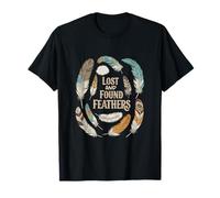 Lost and Found Feathers Feather Collector Boho T-Shirt