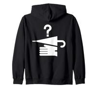Lost and Found Symbol Pictogram Design | Lost and Found Zip Hoodie