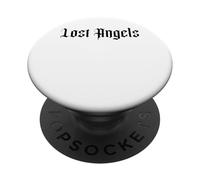 Lost Angel with Wings Dark Background Fashion PopSockets Adhesive PopGrip