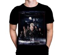 Lost Boys Forever Mens T-Shirt Gothic Horror Print, Black Cotton T-Shirt, Movie Poster Tee