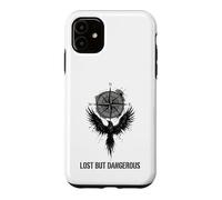 Lost But Dangerous Compass Wing Graphic Case for iPhone 11