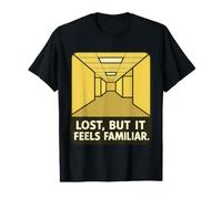 Lost But It Feels Familiar: Back Room in Liminal Space Value Graphic T-Shirt