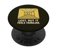 Lost But It Feels Familiar Backroom in Liminal Space PopSockets Adhesive PopGrip