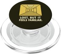 Lost But It Feels Familiar Backroom in Liminal Space PopSockets PopGrip for MagSafe
