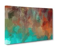Lost Chances In Abstract Modern Art Canvas Wall Art Print Ready to Hang, Framed Picture for Living Room Bedroom Home Office Décor, 20x14 Inch (50x35 cm)