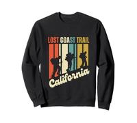 Lost Coast Trail California Hiking Retro Mountain Climbing Sweatshirt