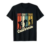 Lost Coast Trail California Hiking Retro Mountain Climbing T-Shirt