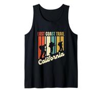 Lost Coast Trail California Hiking Retro Mountain Climbing Tank Top