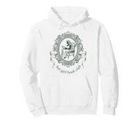 Lost Girl Book Reading Victorian Frame Baroque Literature Pullover Hoodie