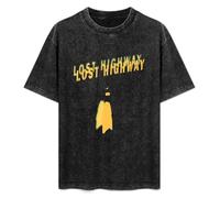 Lost Highway Black T-Shirt Printed Tee Graphic Top for Men Unisex Shirt M