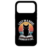 Lost In A Book Found By A Cat Reading Enthusiasts Case for iPhone 17 Pro Max