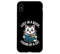 Lost In A Book Found By A Cat Reading Enthusiasts Case for iPhone XS Max