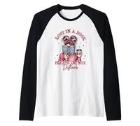Lost in A Book Please Do Not Disturb Raglan Baseball Tee