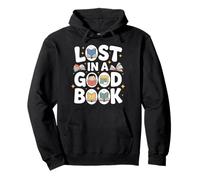 Lost in a Good Book Maze Art Books Lover Pullover Hoodie