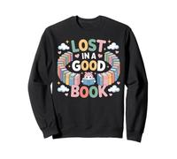 Lost in a Good Book Maze Art Books Lover Sweatshirt