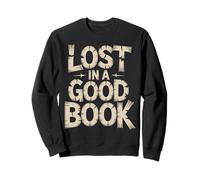 Lost in a Good Book Maze Art Books Lover Sweatshirt