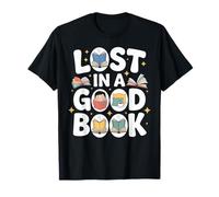 Lost in a Good Book Maze Art Books Lover T-Shirt