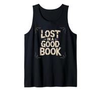 Lost in a Good Book Maze Art Books Lover Tank Top