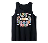 Lost in a Good Book Maze Art Books Lover Tank Top