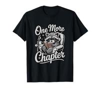 Lost in a Good Book Raccoon Reading Book Lover Art T-Shirt
