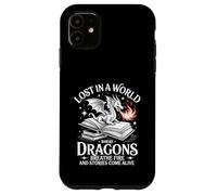 Lost In A World Dragons Breath Fire Stories Come Alive Case for iPhone 11