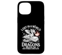 Lost In A World Dragons Breath Fire Stories Come Alive Case for iPhone 15