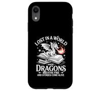 Lost In A World Dragons Breath Fire Stories Come Alive Case for iPhone XR