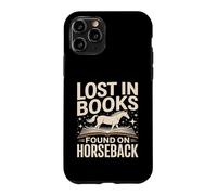 Lost In Books Found On Horseback Equestrian Reading Case for iPhone 11 Pro