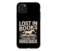 Lost In Books Found On Horseback Equestrian Reading Case for iPhone 11 Pro Max