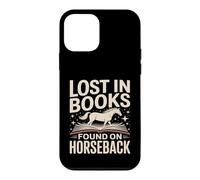 Lost In Books Found On Horseback Equestrian Reading Case for iPhone 12 mini