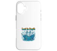 Lost In Depth Sunken Ship Ocean Mystery Design Case for iPhone 16 Plus