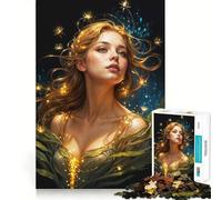 Lost in Enchantment 1000 Pieces Puzzles for Adults Recall Enhancer Tight Cut Pattern Assemble Night Game (38x26cm)