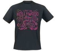 Lost In Hollywood Wolf T-Shirt black XL