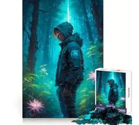 Lost in Magical Forest 1000 Pieces Puzzles for Adults Recall Enhancer Tight Cut Pattern Assemble Night Game (50x75cm)