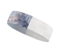 Lost in My Dreams Sweatbands Wicking and Moisture-Wicking Function Running Headband Cotton Polyester Fiber Sweat Band for Tennis Basketball Running Gym Working Out
