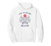Lost In Nature Vacation Travel Bellevue Pullover Hoodie