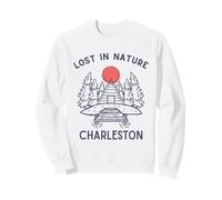 Lost In Nature Vacation Travel Charleston Sweatshirt