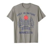 Lost in Nature Vacation Travel Minnesota T-Shirt