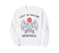 Lost In Nature Vacation Travel Montreal Sweatshirt